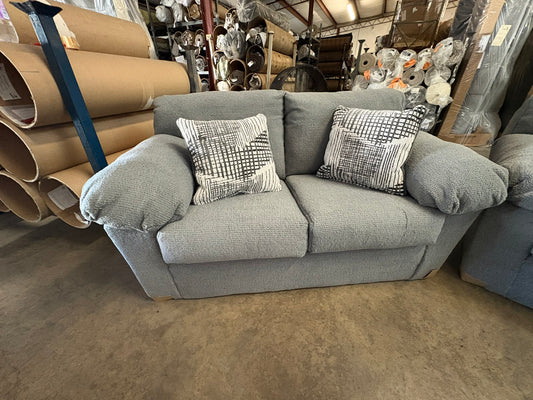 3600 Gray Sofa and Loveseat