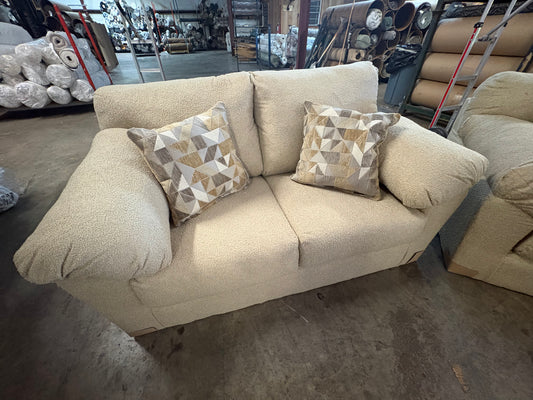 3600 Tan Sofa and Loveseat