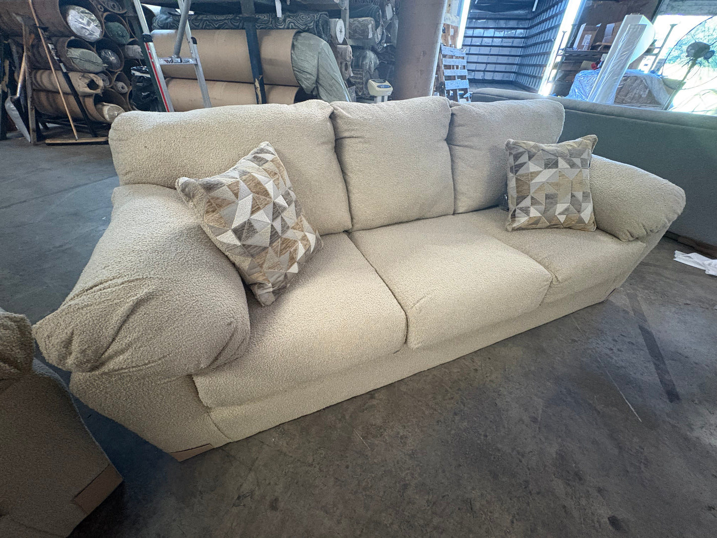 3600 Tan Sofa and Loveseat