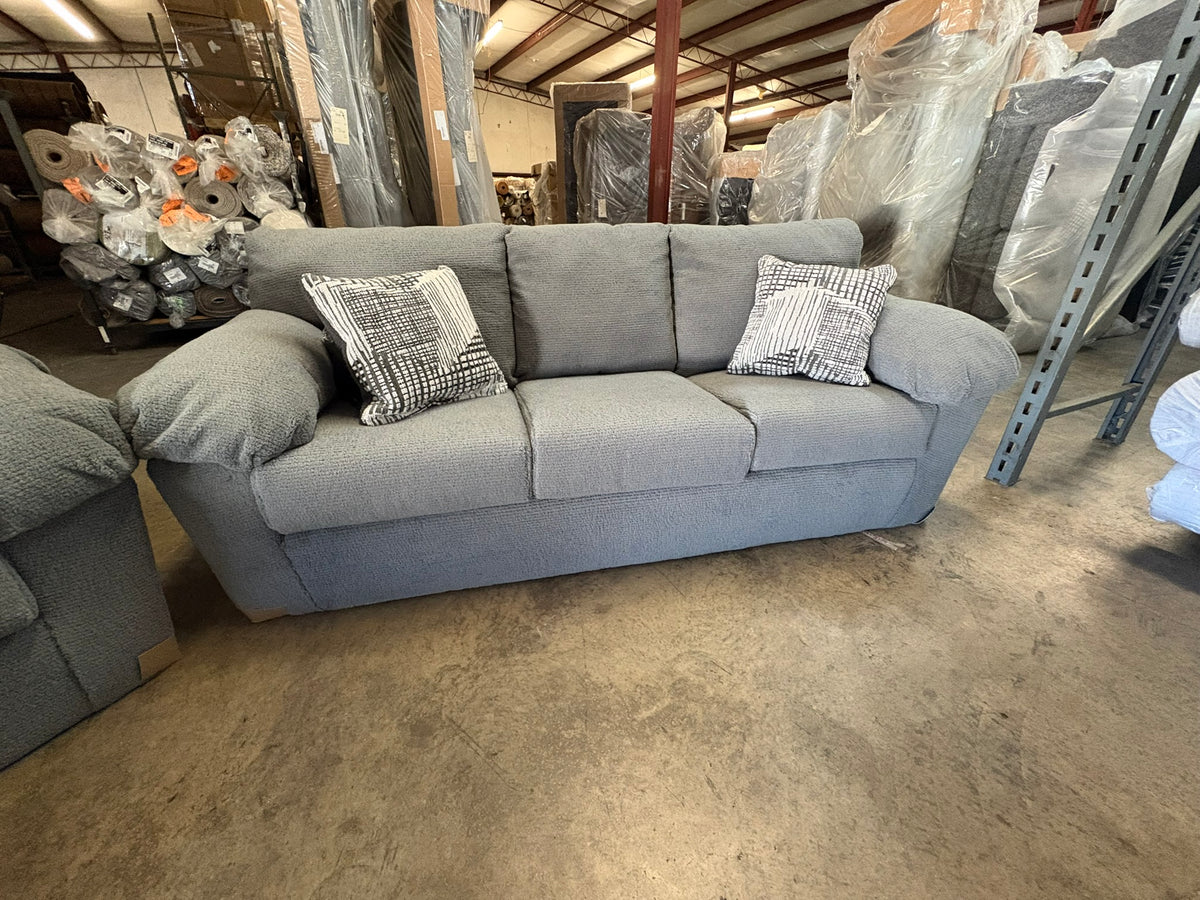 3600 Gray Sofa and Loveseat