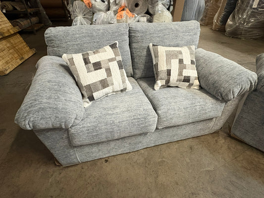 3600 Light Gray Sofa and Loveseat