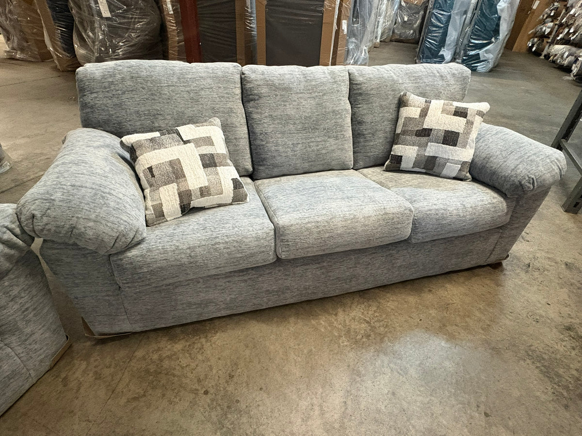 3600 Light Gray Sofa and Loveseat