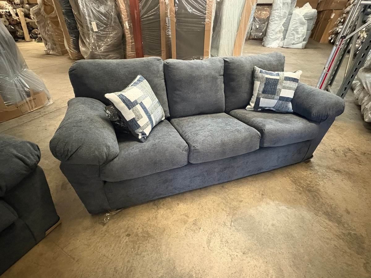 3600 Charcoal Gray Sofa and Loveseat