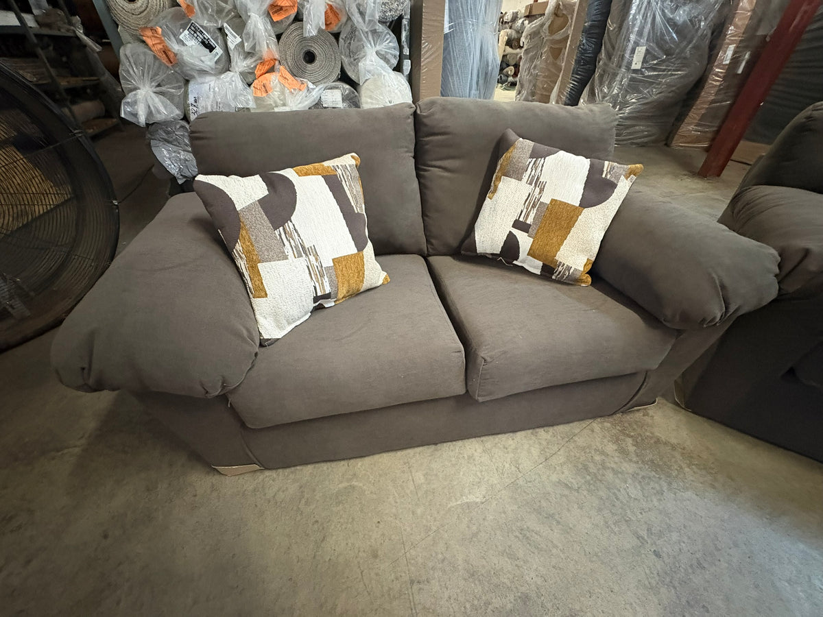 3600 Brown Sofa and Loveseat
