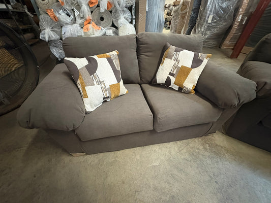 3600 Brown Sofa and Loveseat