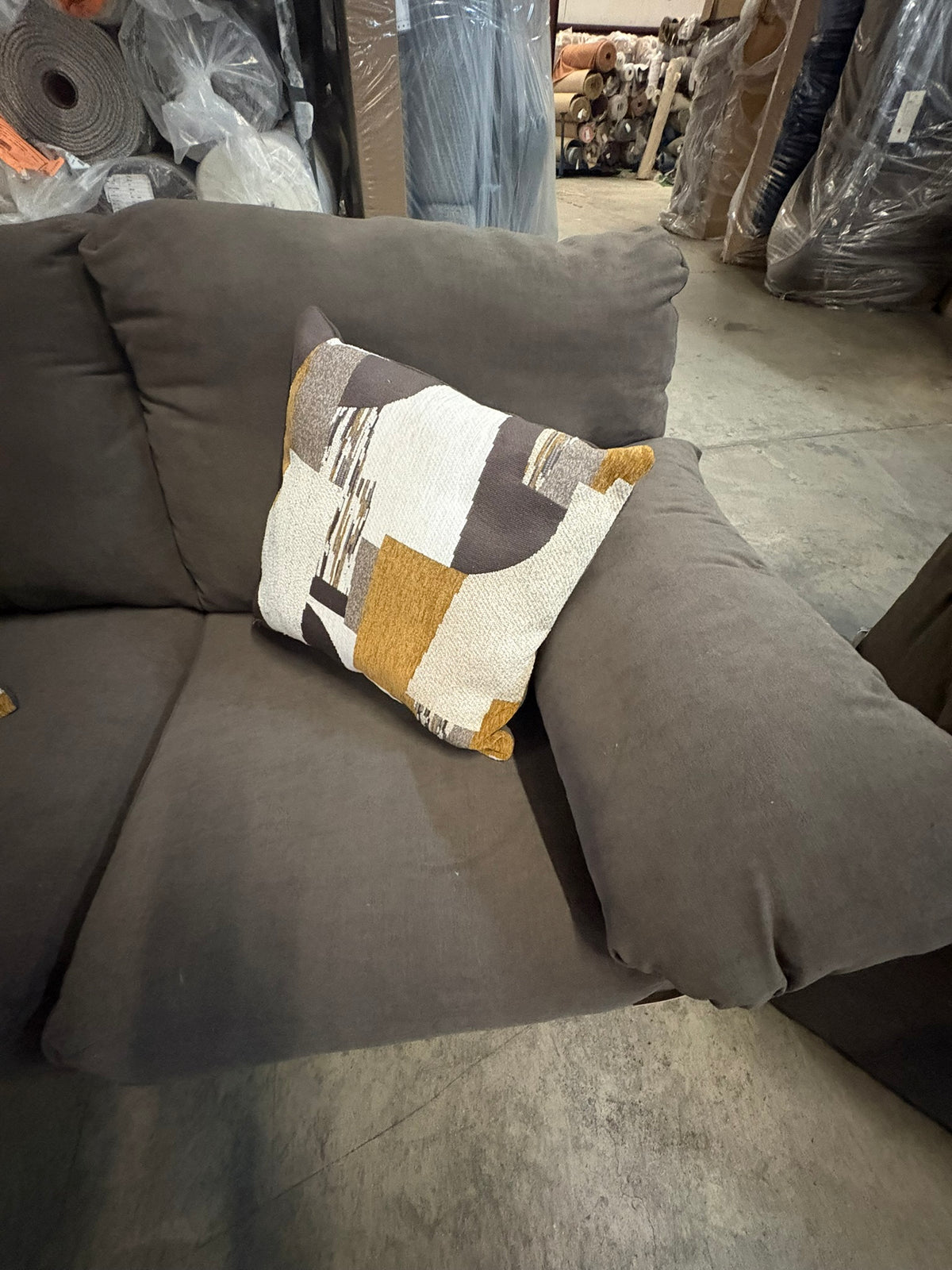 3600 Brown Sofa and Loveseat